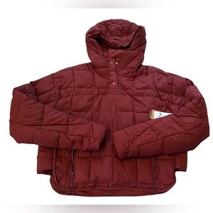 Size small NWT FLX Cropped puffer pullover